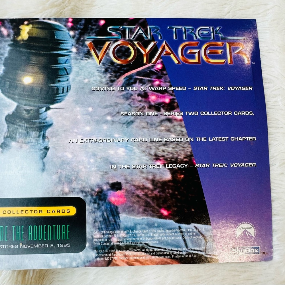 ๐ STAR TREK 1995 TRADING CARDS ๐ฅ NEXT GENERATION SEASON 1 ๐ฅ 5 UNCUT PROMO - Picture 3 of 6